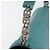 BALLY Borsa a mano in pelle blu turchese argento Auth BA12211A - vista 14