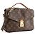 LOUIS VUITTON - Sac à bandoulière Métis Louis Vuitton en toile enduite monogrammée Marron - vue 2