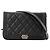 CHANEL - Borsa a tracolla Wallet on Chain Boy Chanel in pelle caviar nera Nero
