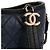 CHANEL - Borsa a Spalla Gabrielle Chanel in Pelle Pieghettata Blu Navy e Nera - vista 5