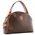 Céline CELINE - Celine Handtasche aus beschichtetem Macadam Vintage-Gewebe Braun - Ansicht 2