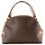 Céline CELINE - Celine Handtasche aus beschichtetem Macadam Vintage-Gewebe Braun - Ansicht 3