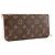 LOUIS VUITTON - Portefeuille Insolite Louis Vuitton en toile enduite monogrammée Marron - vue 2