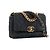 CHANEL - Borsa a Spalla Chanel 19 in Rafia e Tweed Blu Marino e Nero Blu navy - vista 2