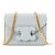 Céline CELINE - Borsa a tracolla Mini Triomphe Celine in pelle liscia blu chiaro