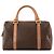 Céline CELINE - Boston 30 Macadam Celine Handtasche aus vintage braunem Canvas - Ansicht 3