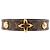 LOUIS VUITTON - Bracciale Blooming Louis Vuitton in tela rivestita con monogramma Marrone