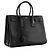 SAINT LAURENT - Sac de Jour Grande Saint Laurent in pelle martellata nera Nero - vista 2