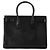 SAINT LAURENT - Sac de Jour Grande Saint Laurent in pelle martellata nera Nero - vista 3