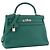 HERMÈS - Borsa Kelly 32 in Pelle Clémence Verde Scuro - vista 2