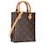 LOUIS VUITTON - Borsa a tracolla Cabas Plat PM Louis Vuitton in tela monogrammata Marrone - vista 2