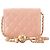 CHANEL - Borsa a Spalla Wallet On Chain Mini Chanel in pelle liscia rosa - vista 3