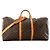 LOUIS VUITTON - Borsa da Viaggio Keepall 60 con Tracolla Louis Vuitton in Tela Monogram Vintage Marrone