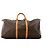 LOUIS VUITTON - Borsa da Viaggio Keepall 60 con Tracolla Louis Vuitton in Tela Monogram Vintage Marrone - vista 3