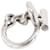 HERMÈS - Bague Croisette GM Hermès en argent (T50) Métallisé  - vue 3