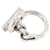 HERMÈS - Bague Croisette GM Hermès en argent (T50) Métallisé  - vue 4