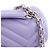 GUCCI - Borsa a Spalla GG Marmont Piccola in Pelle Liscia Lilla - vista 6