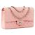 CHANEL - Borsa Classica/Timeless 11.12 Chanel in tweed rosa - vista 2