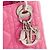 DIOR - Borsa a tracolla Lady Dior mini in pelle cannage rosa - vista 5
