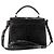 SAINT LAURENT - Borsa a spalla Cassandra Top Handle mini in pelle di coccodrillo embossata Nero - vista 3