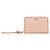 FENDI - Peekaboo Geldbörse aus genarbtem Leder in Rosa Pink