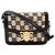Céline CELINE - Bolsa de Ombro Triomphe Teen Celine em Lona e Couro Preto