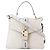 CHLOÉ - Borsa a Spalla Aby Chloé in Pelle Grigia Chiara Grigio