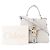 CHLOÉ - Borsa a Spalla Aby Chloé in Pelle Grigia Chiara Grigio - vista 14