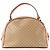Céline CELINE - Bowling Tasche Macadam Celine aus vintage azurblauem Canvas Braun - Ansicht 3
