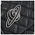 CHANEL - Borsa a Spalla 2.55 Space Charms in Pelle Nera Pieghettata Nero - vista 9
