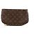 LOUIS VUITTON - Borsa a Spalla Multi Pochette Accessori Louis Vuitton in Tela Monogrammata Marrone - vista 3