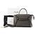 Céline CELINE - Borsa a tracolla Belt Micro Celine in pelle grigia martellata Grigio - vista 11