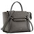 Céline CELINE - Borsa a tracolla Belt Micro Celine in pelle grigia martellata Grigio - vista 2
