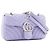 GUCCI - Borsa a Spalla GG Marmont Piccola in Pelle Liscia Lilla - vista 2