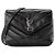 SAINT LAURENT - Borsa a tracolla Loulou Toy Saint Laurent in pelle liscia nera