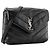 SAINT LAURENT - Borsa a tracolla Loulou Toy Saint Laurent in pelle liscia nera - vista 2