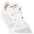 PRADA - Sneakers Downtown in pelle e strass bianchi (T35,5) Blu - vista 5
