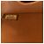 CHANEL - Borsa a Spalla East West Chocolate Bar in Pelle Verniciata e Jersey Marrone - vista 7