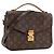 LOUIS VUITTON - Borsa a tracolla Louis Vuitton Métis in tela monogrammed Marrone - vista 2