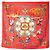 HERMES - Foulard in Seta Multicolore Gioielli d'Inverno Hermès 90 cm