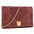 DIOR - Bolsa de Ombro Diorama em Couro Bordô com Estrelas Douradas Bordeaux - vista 2