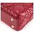 DIOR - Borsa a Spalla Lady Dior Piccola in Pelle Rossa Liscia Rosso - vista 13