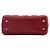 DIOR - Borsa a Spalla Lady Dior Piccola in Pelle Rossa Liscia Rosso - vista 4