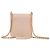 CHANEL - Borsa a tracolla Pearl verticale Chanel in pelle liscia rosa e perle bianche - vista 3