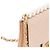 CHANEL - Borsa a tracolla Pearl verticale Chanel in pelle liscia rosa e perle bianche - vista 6