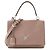 LOUIS VUITTON - Borsa a Spalla Lockme II Louis Vuitton in pelle grigia granulata Beige