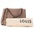 LOUIS VUITTON - Borsa a Spalla Lockme II Louis Vuitton in pelle grigia granulata Beige - vista 11