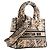 DIOR - Lady D-Lite Plan de Paris Dior Schultertasche aus braunem Canvas Limited Edition - Ansicht 2