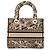 DIOR - Lady D-Lite Plan de Paris Dior Schultertasche aus braunem Canvas Limited Edition - Ansicht 3