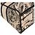 DIOR - Lady D-Lite Plan de Paris Dior Schultertasche aus braunem Canvas Limited Edition - Ansicht 4